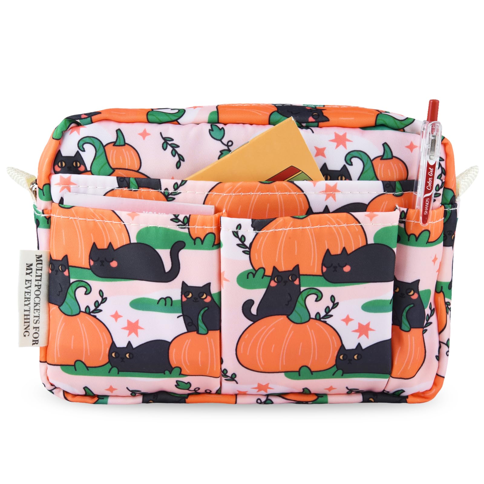 Qianshan Multifunktionaler Portfolio-Organizer – Wasserabweisende Reisetasche Mit Reißverschluss, 21,6 X 15,9 X 7,6 Cm