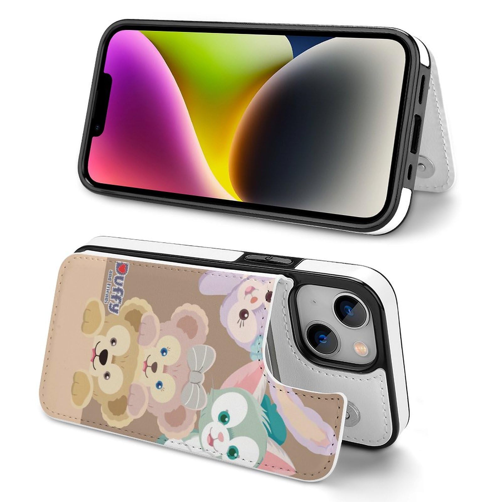 Amazon.co.jp: iPhone16 Pro Max 用 手帳型 ケース ダッフィーフレンズ