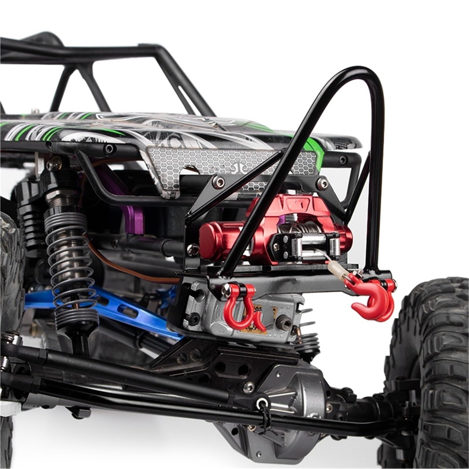 Paraurti RC per Axial per Wraith 90018 90020 90031 1/10 RC Crawler per Buggy Parti Aggiornamento Refit Accessori Paraurti Anteriore Barriera di Protezione