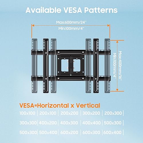 Miniatura 6 de Sylvox Soporte de TV de techo, soporte de TV ajustable para televisores de 32 a 65 pulgadas, soporte universal para techos planos, soporta hasta 77