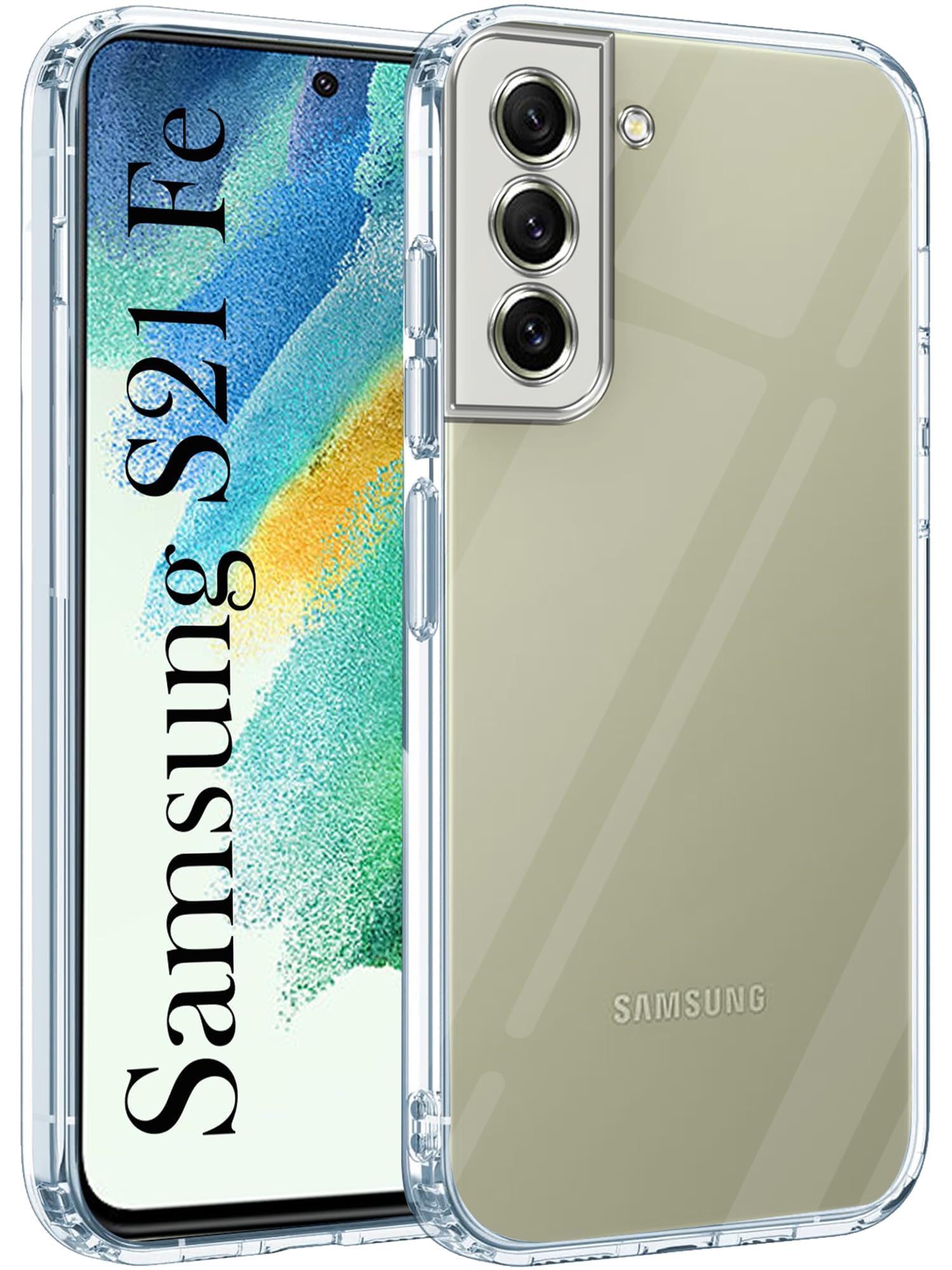 Jkobi Back Case Cover for Samsung Galaxy S21 FE 5G (Silicone Clear Shockproof Case with Camera Protection | Soft and Flexible) (B0D9NP33NB) Amazon Price History, Amazon Price Tracker