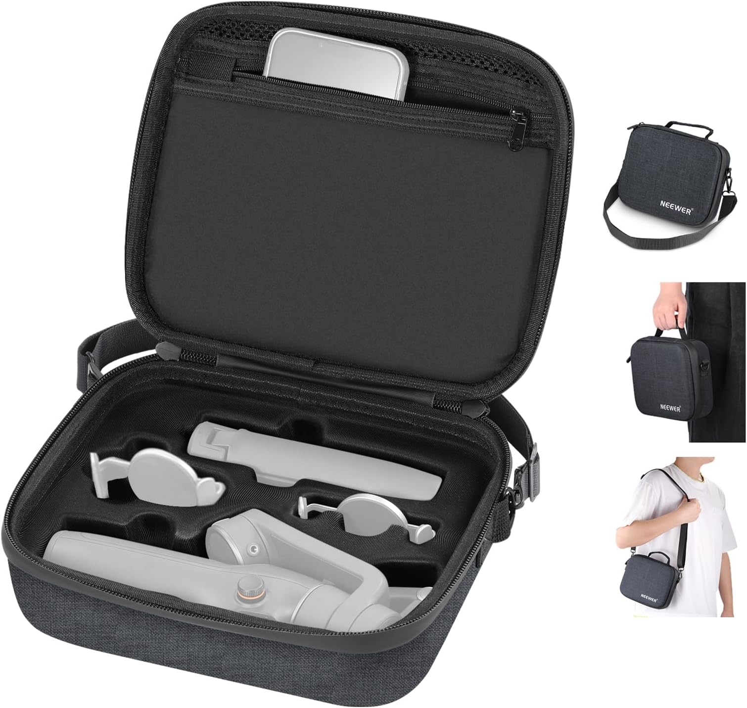 Estuche De Almacenamiento De Transporte Estuche De EVA A Prueba De Golpes Para La Consola Asus Rog Ally Negro Wdoplteas Para Estrenar