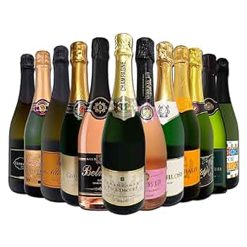 Amazon.co.jp: シャンパン入り 辛口スパークリングワイン12本