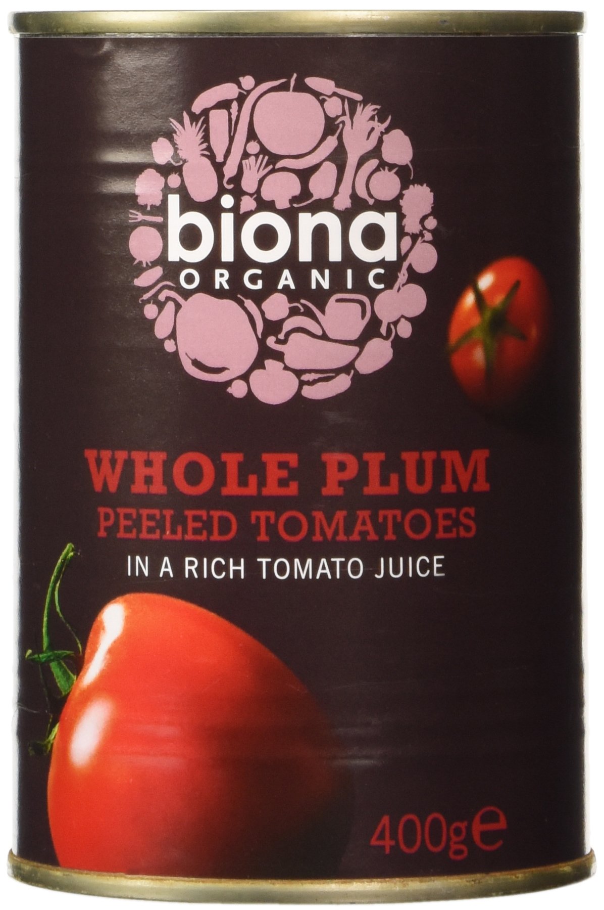 Tomaten aus biologischem Anbau, 400 g, 6 Stück