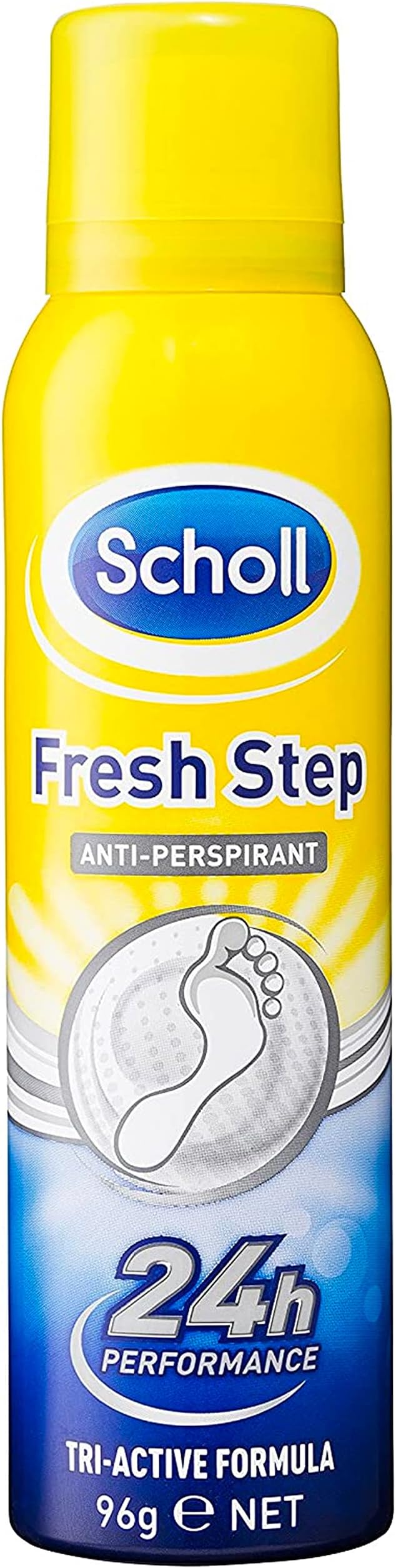4 x Scholl Fresh Step Anti-perspirant 24h Performance For Dry Feet 98g