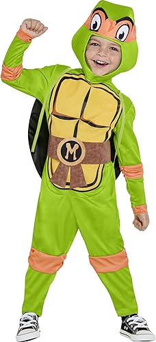 InSpirit Designs Toddler Teenage Mutant Ninja Turtles Michelangelo Costume, Multicolor InSpirit Designs Toddler Teenage Mutant Ninja Turtles Michelangelo Costume, Multicolor