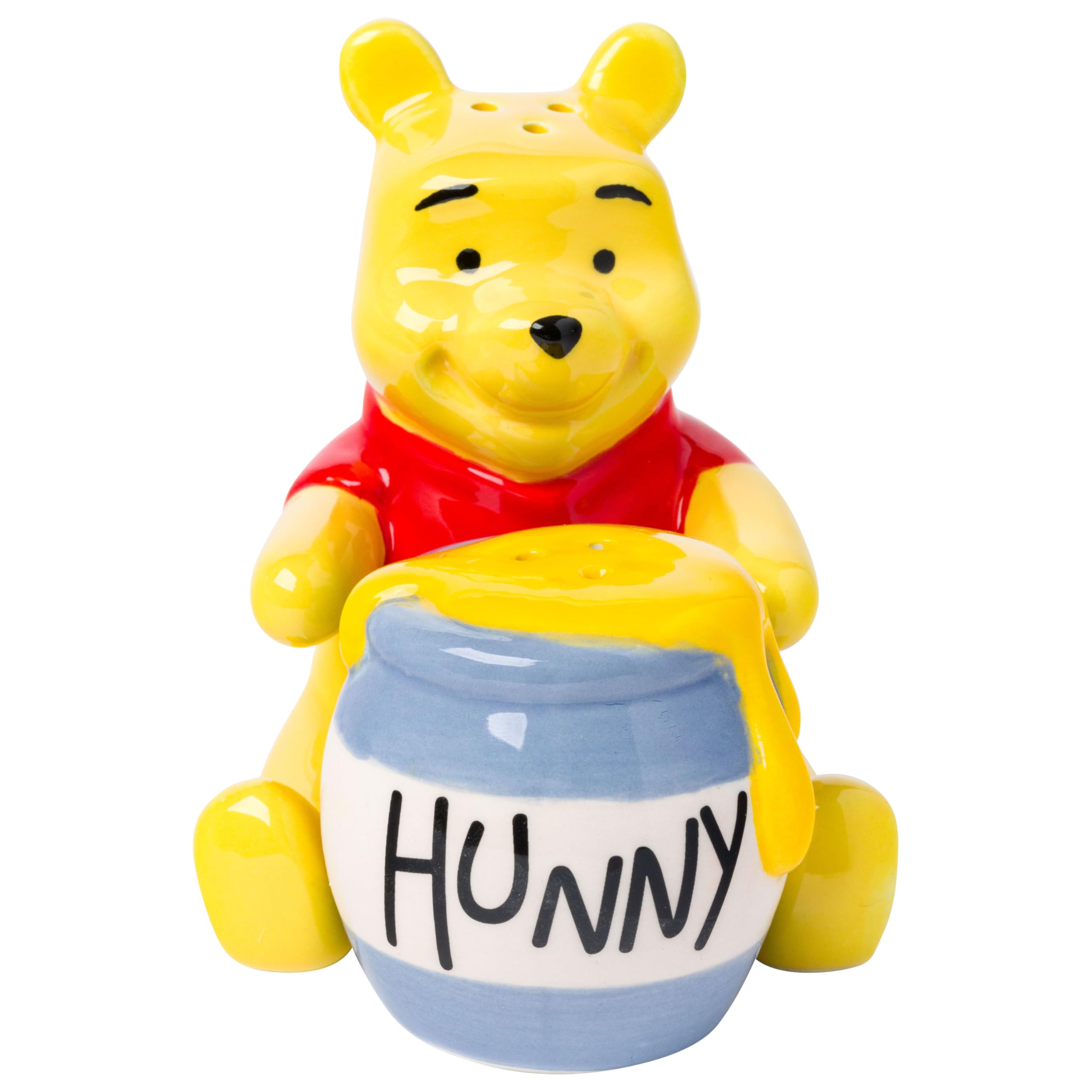 Silver Buffalo Winnie The Pooh 3D Ceramic Salt and Pepper Shaker
