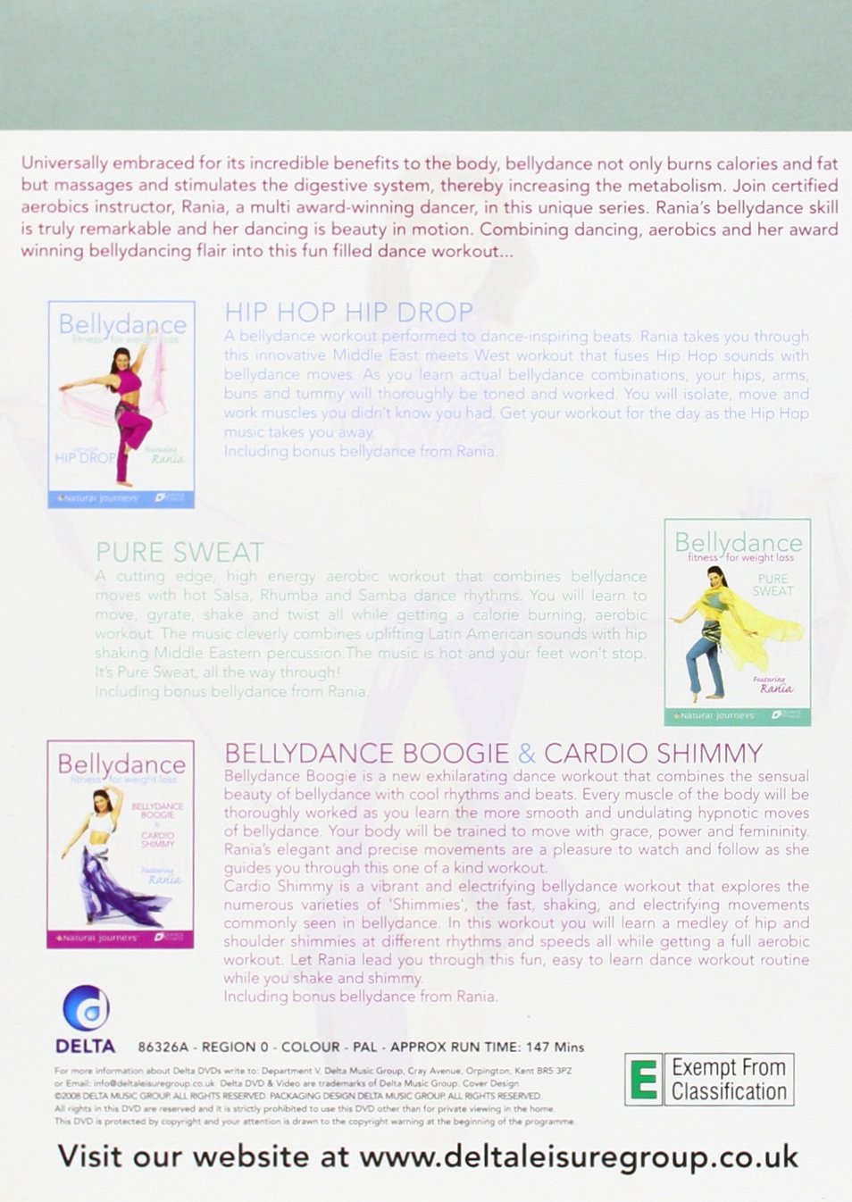 Bellydance for Weight Loss - 3 Disc Box Set (Exercise, Dance) [DVD] [Edizione: Regno Unito]