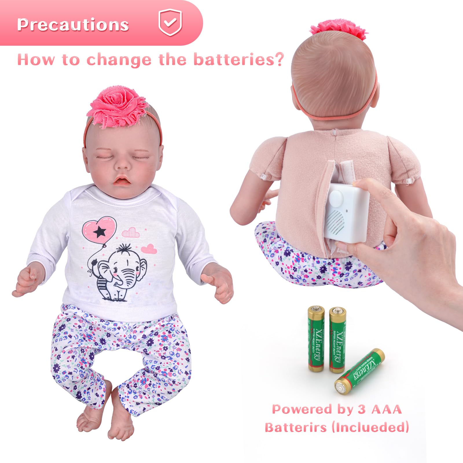 Amazon | JIZHI 本物そっくり 20インチ ソフト リボーンドール ハート