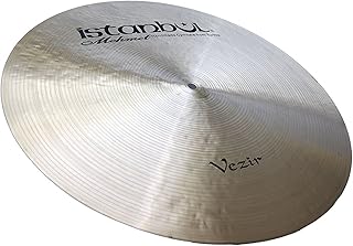 Istanbul Mehmet Cymbals Custom Series RVF-SZ20 20-Inch Vezir Flat Ride Sizzle Cymbal