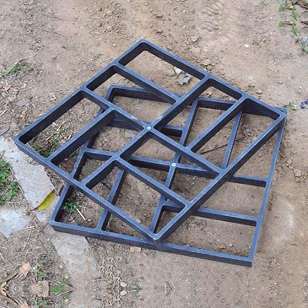 Formy do betonu nawierzchniowego, DIY forma do kostki brukowej dom podłoga w ogrodzie betonowa droga podjazd kamień