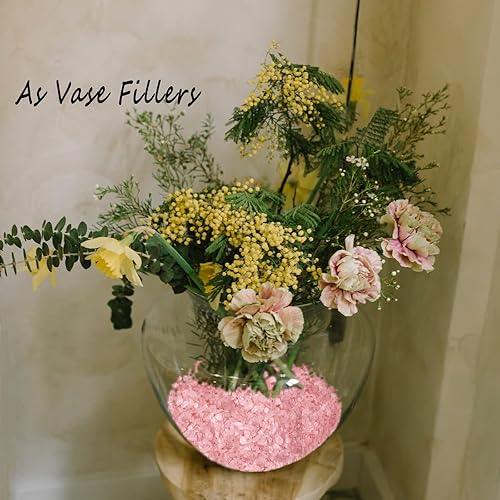 Vista 89 de ZHIYUXI Piedras de cristal de cornalina para pecera, grava, jarrón de relleno, cristales triturados, cristales curativos pulidos, piedra de cuarzo K