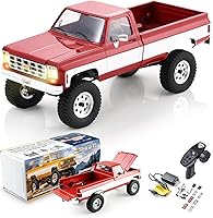 Vista 1 de BEEZRC FMS 1/18 RC Crawler FCX18 Chevy K10 RC Camión RTR RC Coche Licencia Oficial Modelo 8km/h 4WD 900mAh Pasatiempo RC Coches Control Remoto Coche