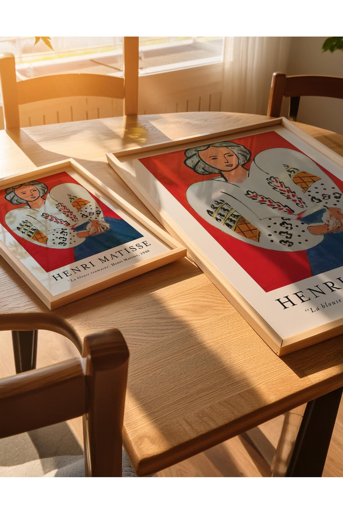 Fark Tanıtım Matisse Çerçevesiz Poster, Modern Dekoratif Çerçevesiz Poster, Tablo, Matisse-4, 30 x 40