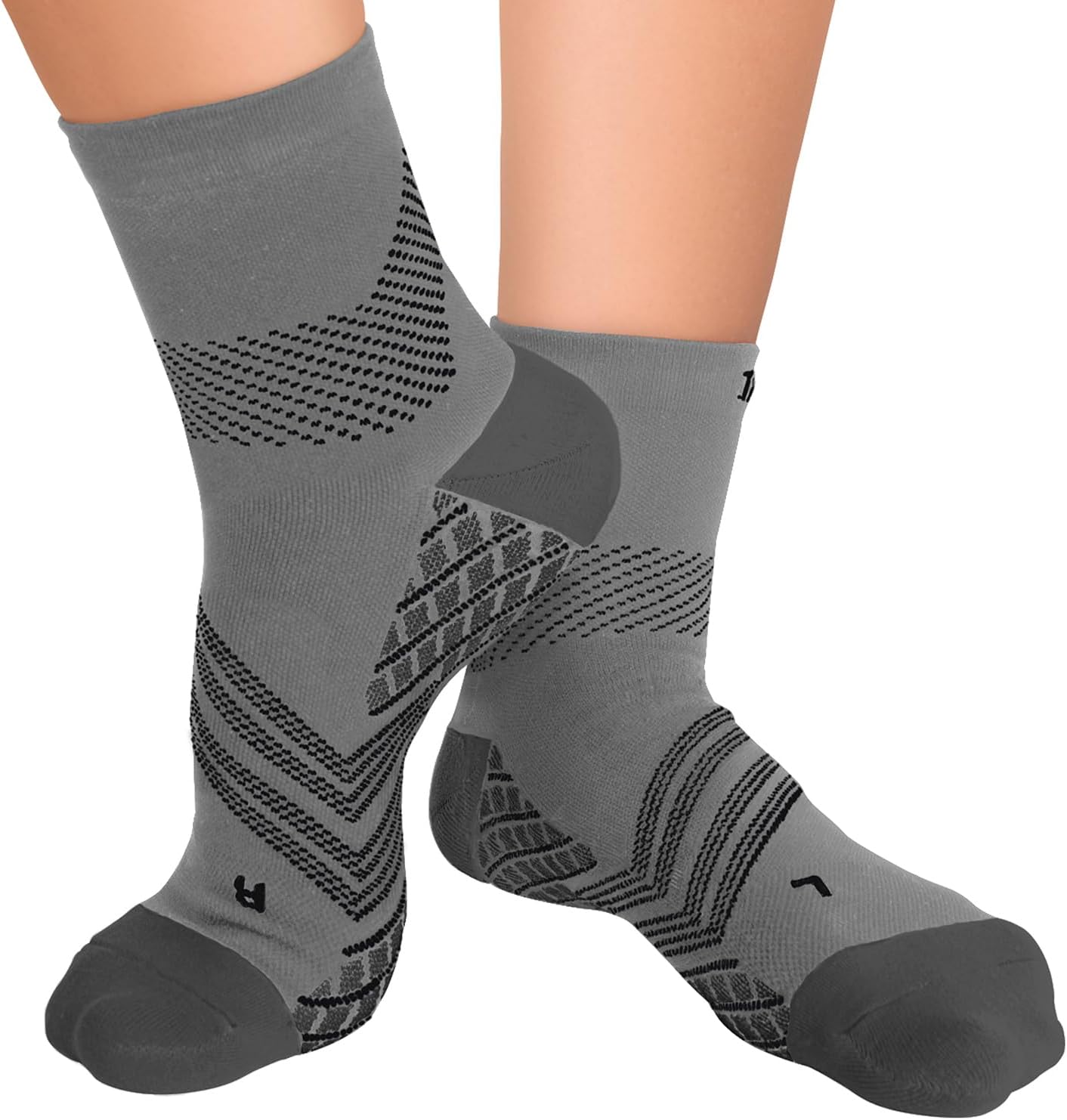 Plantar Fasciitis Socks – Cushion Ankle Compression Socks Women & Men. Achilles Tendonitis Brace & Arch Support