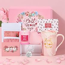 Tecanne Mother's Day Gifts for Mum, Grandma, Wife - Christmas and Birthday Gift Baskets from Daughter Son