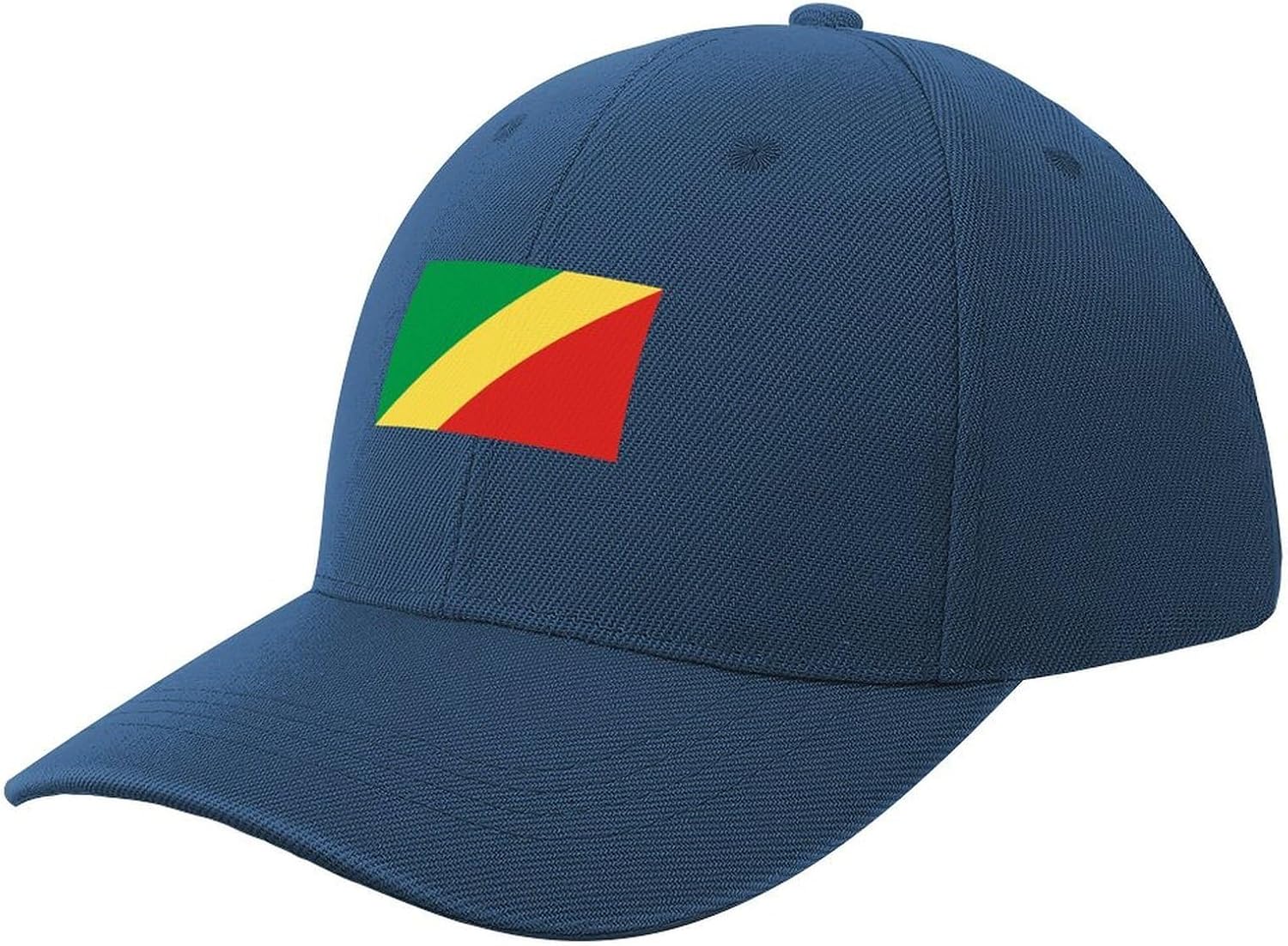 Kids Baseball Cap Congo Flag Hat for Boys Girls Adjustable Snapback Trucker Hats Sports Outdoor Travel