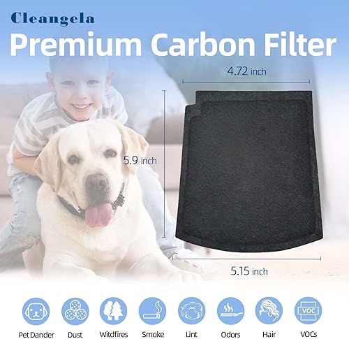 Miniatura 5 de Filtros de repuesto True Air compatibles con Hamilton Beach TrueAir Purfier Eliminadores de olores para habitaciones, 04383 04384 04530G 04530GM