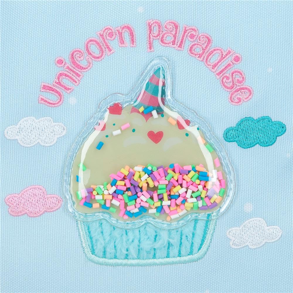 Enso Unicorn Paradise mochila infantil, mochila escolar, fabricada en Poliéster, ruedas dobles de giro multidireccional, Múltiples formas de usarlo, azul.