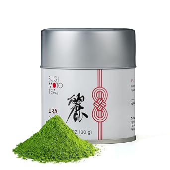 SUGIMOTO TEA Matcha Premium Grade Japanese Matcha Powder "URA" 1.05 oz 30 g