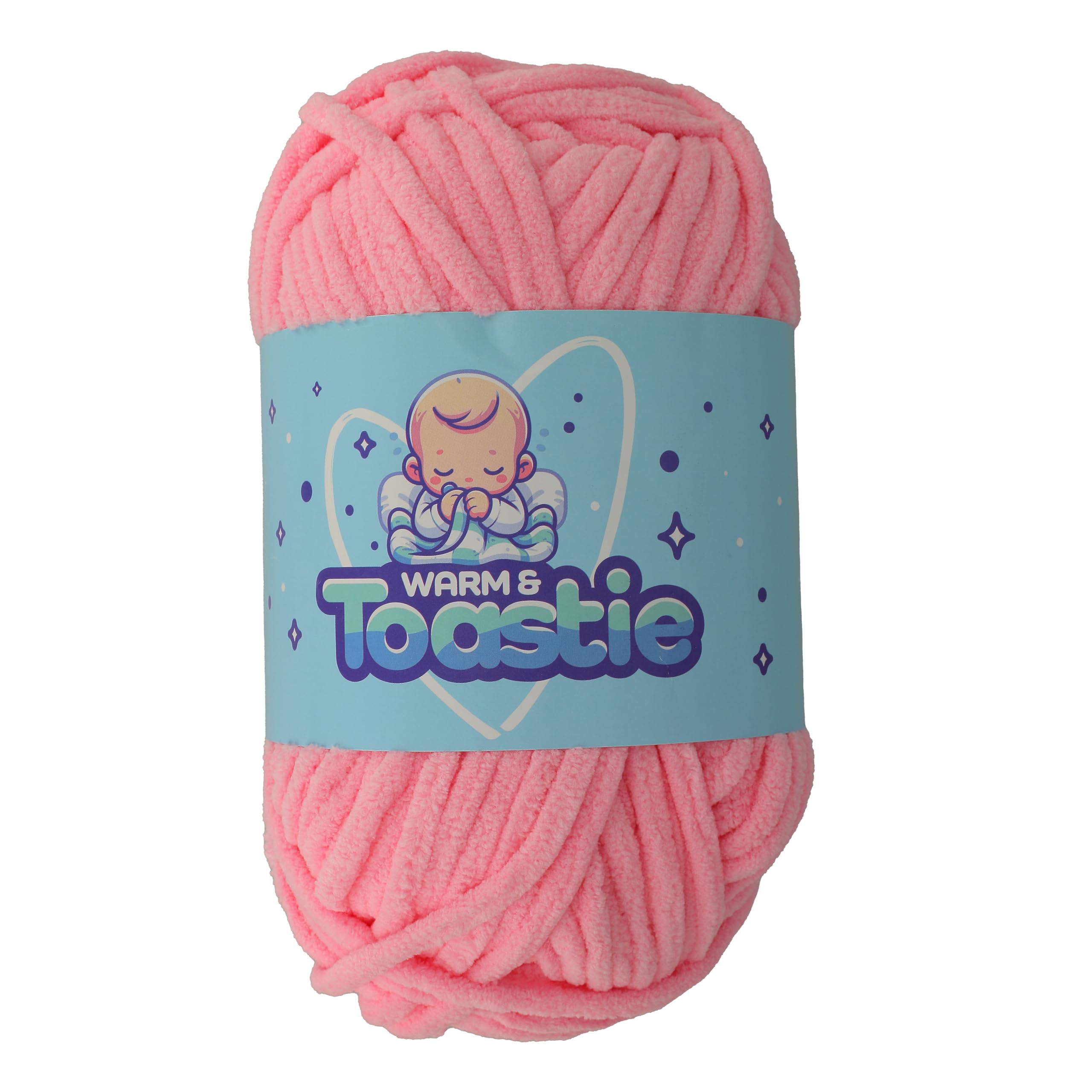 King Cole Warm and Toastie Super Chunky Knitting Yarn Wool 200g 5985 Pink