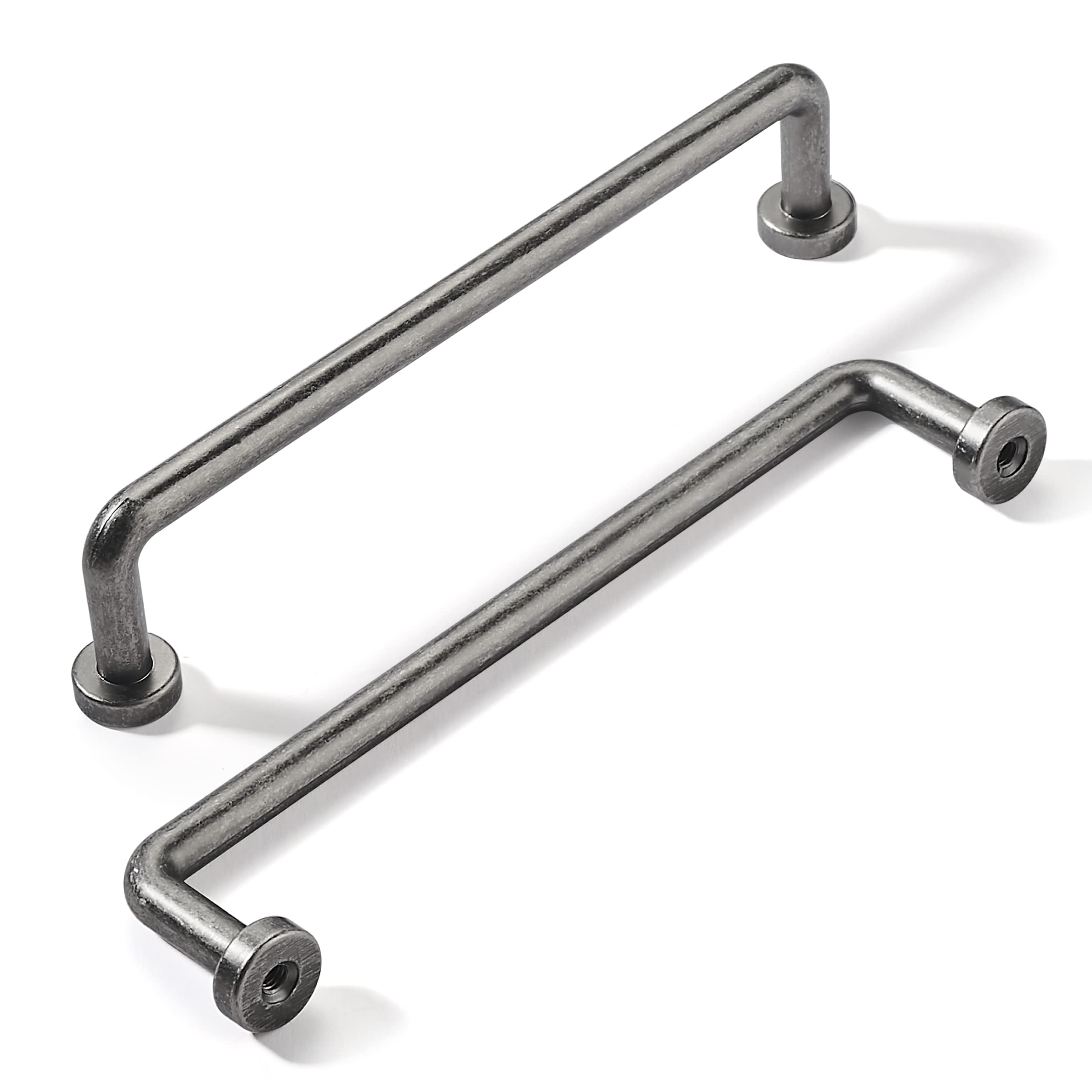 KHTUMEWARE-80267 Antique Iron Cabinet Pulls CTC 5 in (128 mm) 10-Pack