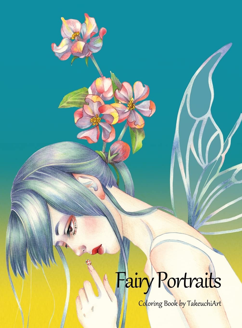 Livre de coloriage Fairy Portraits pour adultes avec fées et elfes