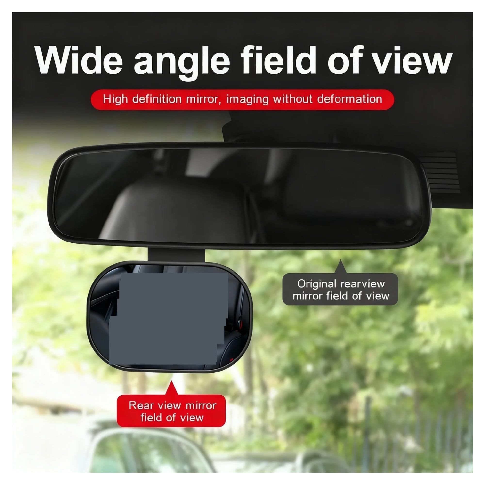 Retrovisor Interior De Repuesto Espejo Retrovisor Del Coche De Seguridad Visión Amplia