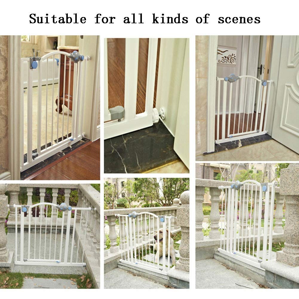 LYGXWJFC Cancello di Sicurezza Isolamento Interno Cancello per Animali Domestici Recinzione di Sicurezza Autoportante Adatta per 78 cm-154 cm di Larghezza, Dimensioni Personalizzabili (Colore :