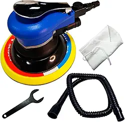 EVALD Lixadeira Pneumática Roto Orbital 6 POL com Aspiração EV51