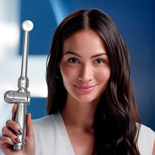 Miniatura 5 de Pulverizador de bidé manual Aquaus 360 para ducha - 2 retroflujos - Controles de presión duales - Alcance de pulverización de 3" a 11" - Garantía de