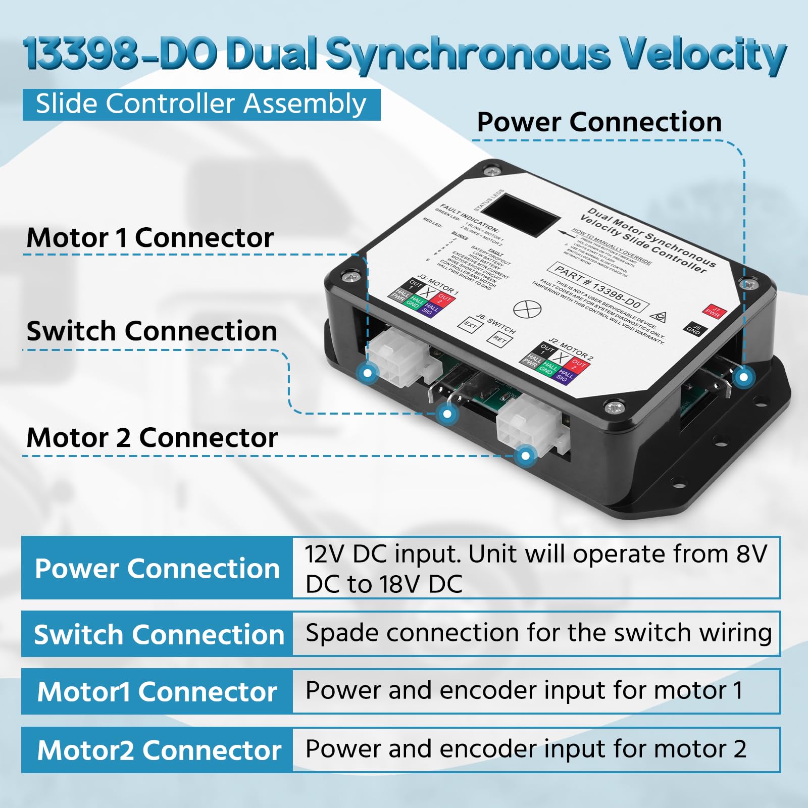 Sync Ii Dual Motor Slide Controller Replacement For Lippert V- RV Slide ...