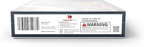 Miniatura 9 de MyPuzzle Madrid, España, Gran Vía por la noche, póster de viaje vintage, rompecabezas de 1000 piezas para adultos