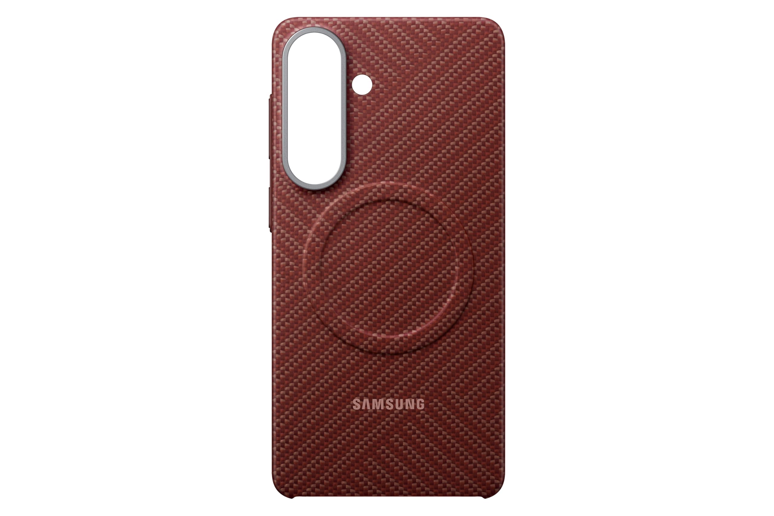 Samsung EF-KS947 etui na smartfon z włókna węglowego, etui na telefon komórkowy z pierścieniem magnetycznym do mocowania akcesoriów, etui ochronne, odporne na uderzenia, cienkie i poręczne, koralowa