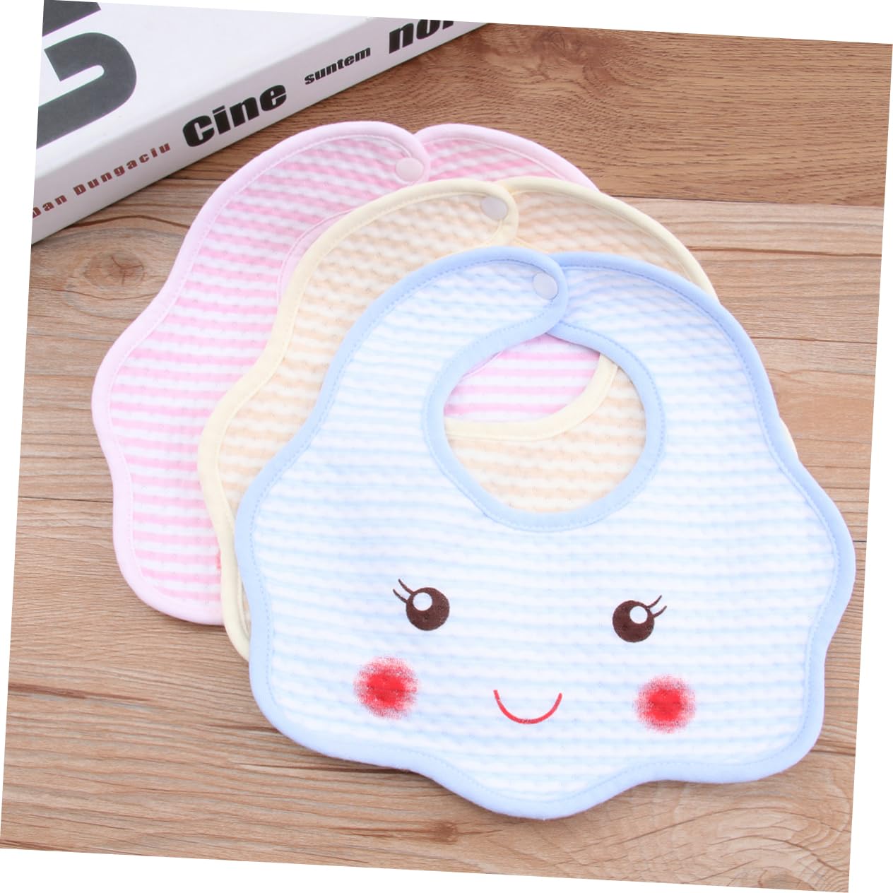 Abaodam 15stücke Teiliges Wasserdichte Babylätzchen Aus Baumwolle Mit Cartoon-motiven Zum Essen Für Junge Mädchen Und Kleinkinder Gemischte Farben