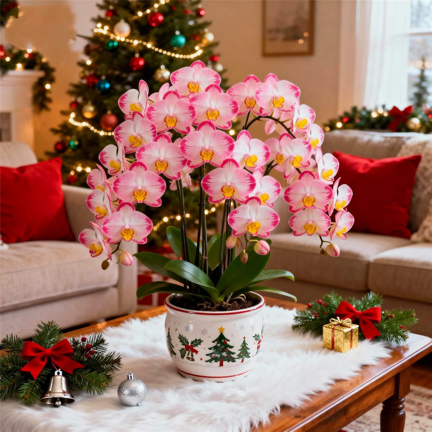 Sfuso Cymbidium Orchid, Perenne - Giardini e Balconi, Adatta ai principianti-10bulbi-J