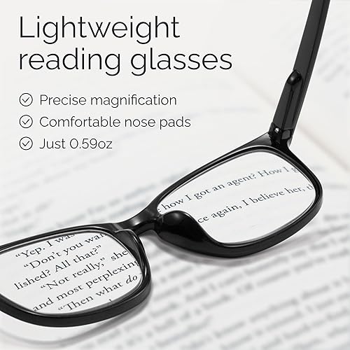 Miniatura 7 de Ccvoo Anteojos de lectura para mujer y hombre, con protección contra la luz azul, anteojos para computadora, anteojos de emergencia