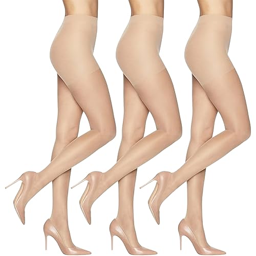 L'eggs Sheer Energy Women's Medium Support Leg, Control Top, Sheer Toe, Compression Tights