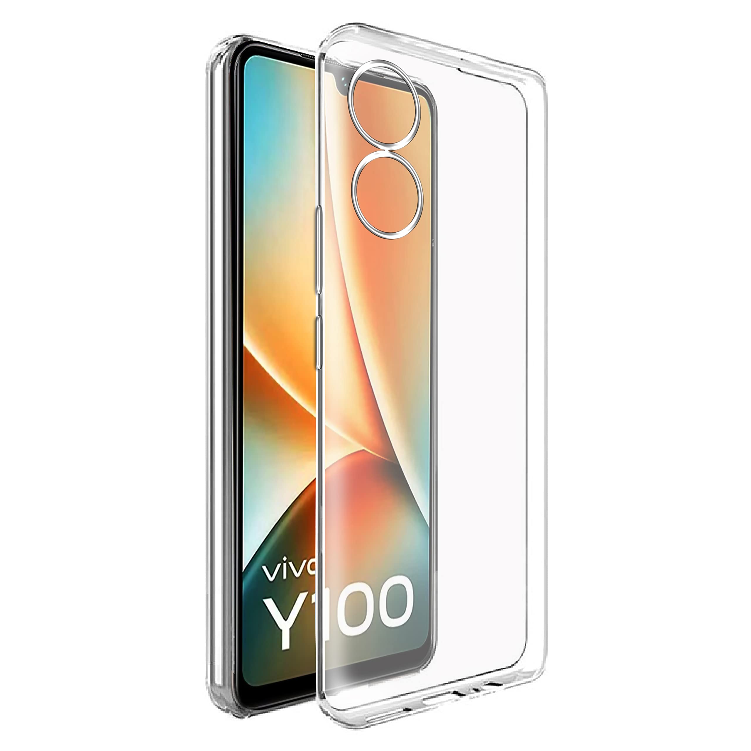 Amazon Brand- Solimo Basic Case for Vivo Y100 5G (Thermoplastic Polyurethane_Transparent) (B0BX6P3L81) Amazon Price History, Amazon Price Tracker