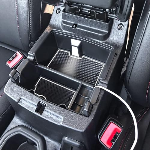 Miniatura 6 de TACOBRO Organizador de consola central compatible con accesorios Jeep Wrangler JL y JLU 2018-2023 2024 2025, Gladiator JT Truck 2020 2021 2022-2025