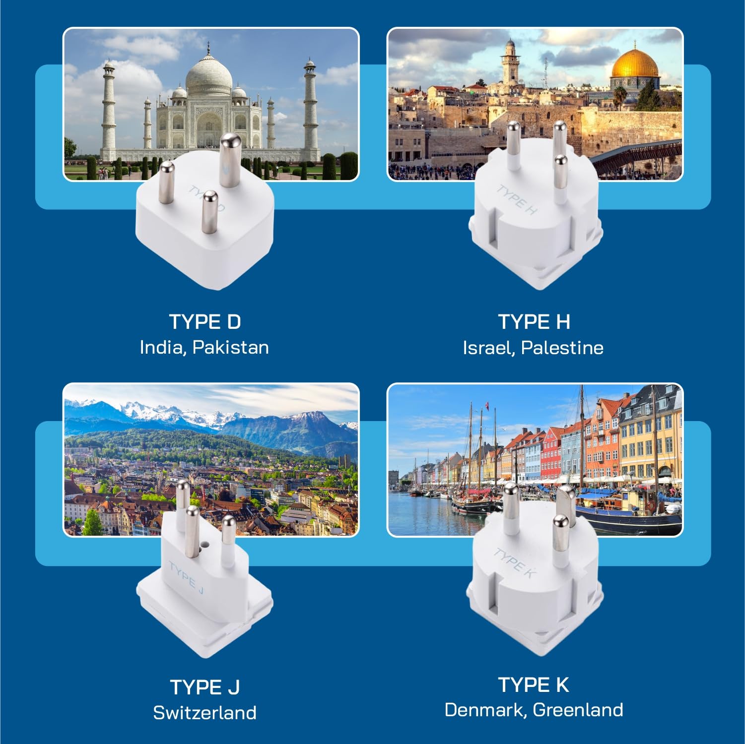 Ceptics Set de Conectores de Adaptador, Funciona con teléfonos celulares