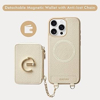 Amazon.com: CUSTYPE Wallet Case for iPhone 16 Pro Max with