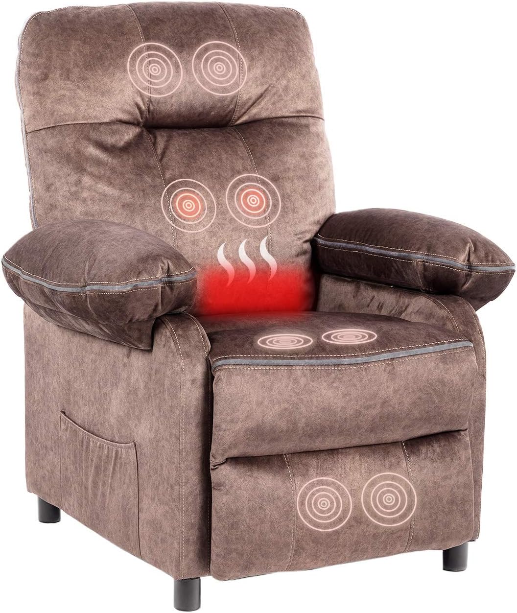 Buy Blue Whale Fabric Recliner Chair For Living Room Adjustable Home Theater Single Massage Recliner Sofa With Thicken And Widen Armrest Pad 1026ms Brown Online In Indonesia B092srthxn Buy Blue Whale Fabric Recliner Chair For Living Room Adjustable Home Theater Single Massage Recliner Sofa With Thicken And Widen Armrest Pad 1026ms Brown Online In Indonesia B092srthxn