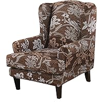 Vista 27 de GULI Wingback - Funda para silla de 2 piezas, fundas para silla de sillón, fundas de elastano para sofá, protector de muebles, lavable a máquina
