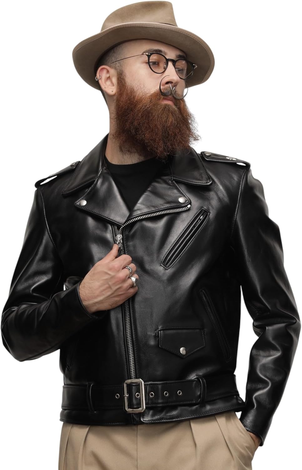 Amazon.co.jp: Schott 782-5950018 Men's 613UHT Horsehide Onestar