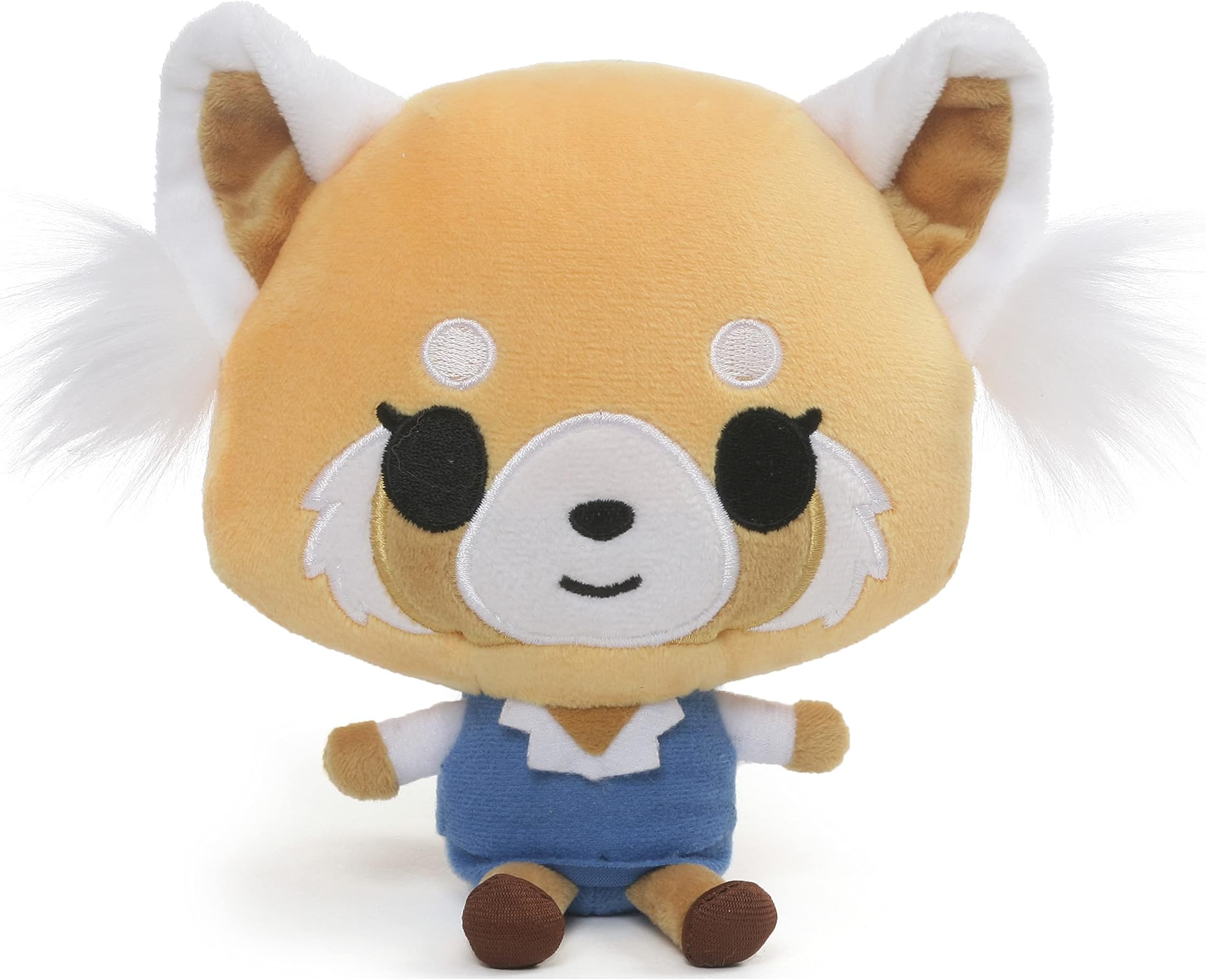 GUND Sanrio Aggretsuko Happy Plush Stuffed Animal Red Panda Netflix Original, 7"