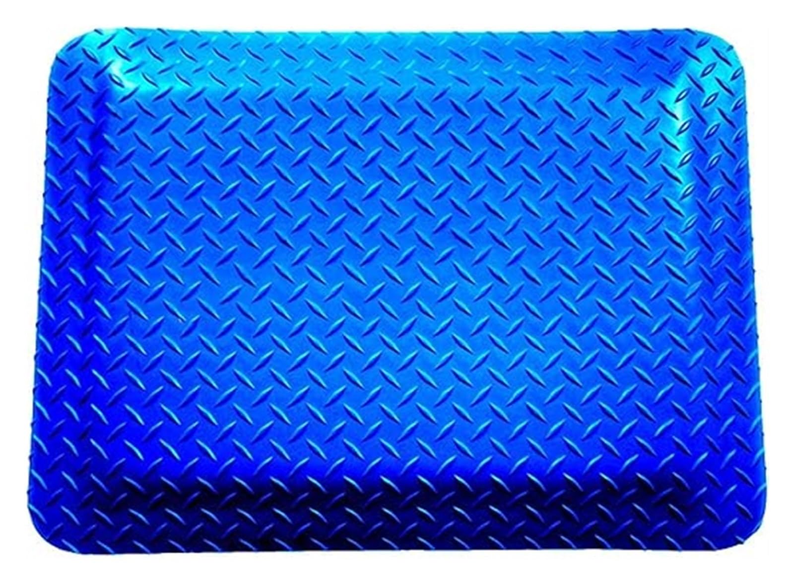 CAFIEDR Anti Fatigue Mats Industrial Ergonomic Standing Floor Mat Work Mats For Standing Border Safety Mat Standing.Blue-60x120cm/24x47in