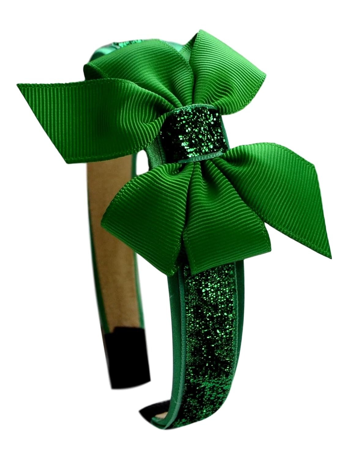 Funny Girl Designs Girls Sparkle Headband with Grosgrain