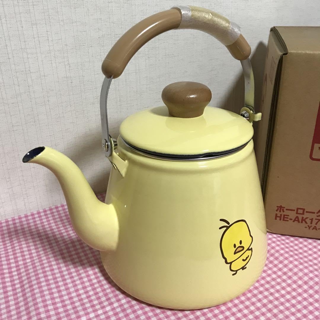 Amazon.co.jp: 日清 ひよこちゃん ホーローケトル レア商品 : ホーム
