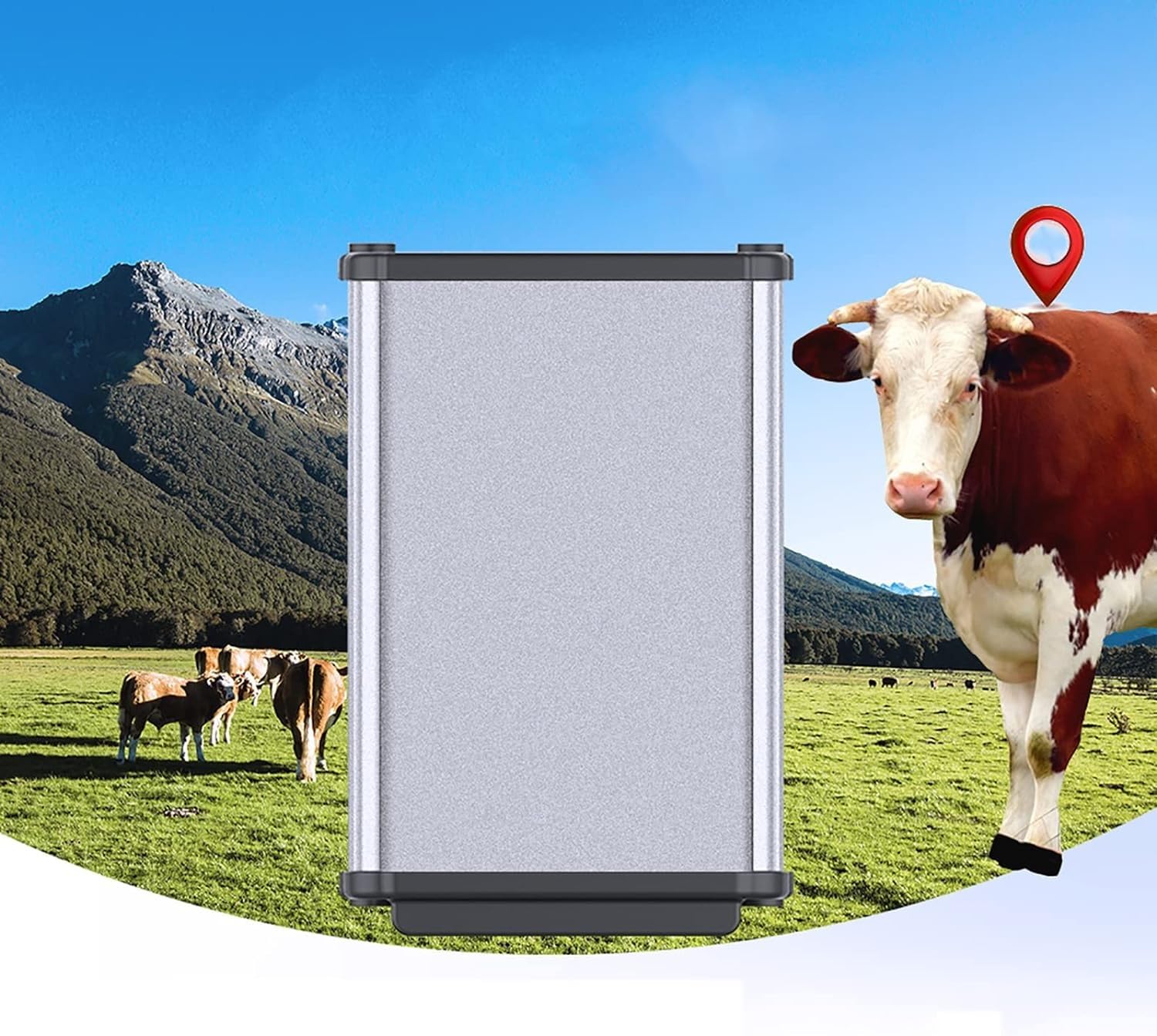 Słoneczny tracker zwierząt, lokalizator GPS dla krów, ścieżka historyczna, pozycjonowanie w czasie rzeczywistym, ustawienie zasięgu i alarm wibracyjny, odpowiedni dla bydła, owiec, koni i wielbłądów
